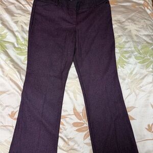 Avenue Straight Leg Pants in Deep Plum
